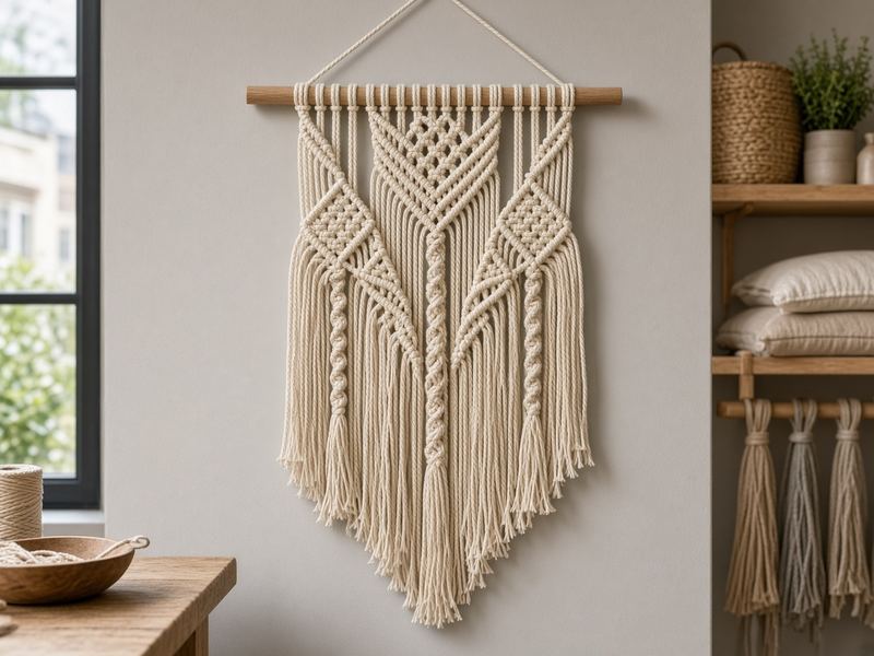 Wall hanging intro at Wildport Macrame